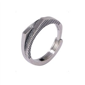 KONFEN Bague Ajustable Homme Femme, Bague Double Montagne Reglable Ouverte Plaqué Argent, Une Bague Pouce Mountain Anneau Bagues KONFEN Bague Ajustable Homme Femme