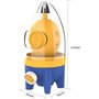 Mélangeur d'oeufs pour petits et grands œufs - Machine à œufs dorée portable - Facile à utiliser dans Shell Egg Scrambler - Esso
