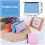Molain Toile Petit Porte-Monnaie, 4 pièces Portable Mini Porte-Monnaie Coin Sac avec Fermeture Éclair Femmes Porte-Monnaie Mini-