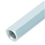VOBOR Écrou Long M8 Inox 80 - Écrou de Tige Longue D'accouplement Hexagonal (2 Pièces)