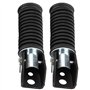 Nikou Repose-Pieds de Moto, Repose-Pieds Avant AntidéRapant pour Moto Repose-Pieds ArrièRe pour Passager pour GN125/QJ25/GS125/G