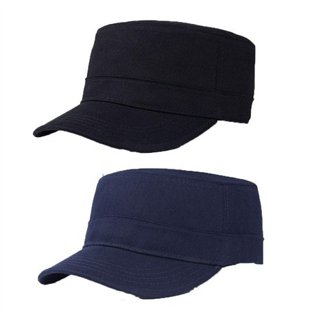 2 Pièces Casquette Militaire en Coton
