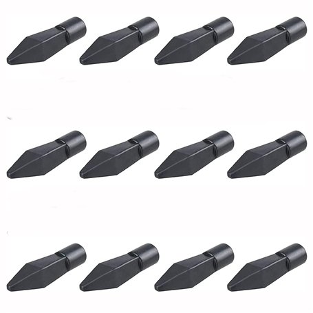 ANCLLO 12 pièces en caoutchouc souple pratique tir à l'arc pointe de flèche colle sur cible flèche pointes pour tir à l'arc