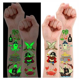 Leesgel Tatouage Enfant Pirate