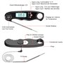 CIRYCASE Thermometre Cuisine, Thermometre Cuisson Lecture Instantané avec 102cm Pliable Sonde, Rétroéclairage LCD & Aimant, Ther