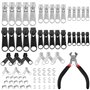HEKOBAG 85 Pcs Kit Réparation Fermeture Éclair