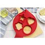Jieddey Moulle Pancake,2 PCS Silicone Pancake Molds Moule à Crêpes Moule de Cuisson Braconnier à Oeufs Anneau Antiadhésif Moule