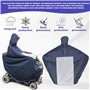 WEGREAT Poncho de pluie pour véhicules électriques : 165 x 110 x 175 cm Mobility Scooter Protection contre la pluie pour fauteui