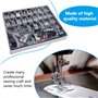 WIYETY Lot de 32 pieds presseurs multifonctions pour machine à coudre Singer/Brother/Babylock/Necchi/New Home/Janome/Elna/Toyata