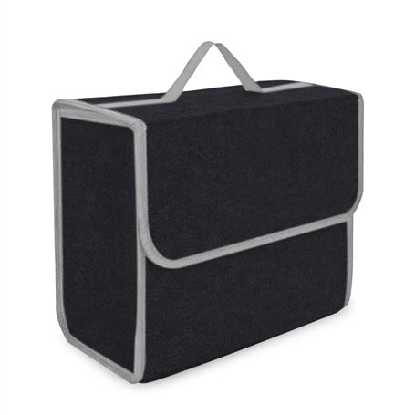 WEGREAT Organiseur de coffre de voiture : 30 x 17 x 29 cm Sac de coffre de voiture Organiseur de coffre en feutre Sac de rangeme