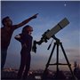 Télescope astronomique pour Adultes, télescope réfractif de 600mm d'ouverture de 80mm pour Enfants et débutants, Jumelles pour A