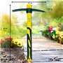 Xforst X-PF430 Pioche de Jardin. pour ameublir Le Sol, Le Jardinage ou la Prospection. avec poignée en Fibre de Verre légère et 
