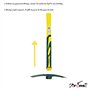 Xforst X-PF430 Pioche de Jardin. pour ameublir Le Sol, Le Jardinage ou la Prospection. avec poignée en Fibre de Verre légère et 