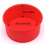 Moule à Gâteau en Silicone 4 Pouces, Moule Rond en Silicone Anti-Adhésifs et à Libération Rapide Lot de 6 Mini Moule a Cake Sili