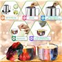 NEMMXUB Kit de Fabrication de Bougies, DIY Kit Parfumées Bougies avec Cire de Soja Naturelle, Kit Bougie a Faire Soi Meme Adulte