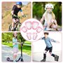 PQETBV Protection Roller Enfant à pour Enfants de 6 Pièces avec Genouillères, Coudières et Protège-Poignets pour Enfants de 3 à 