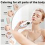 HASAIKA® Épilateur Lumière Pulsée, Appareils IPL Épilation Laser, Épilation Laser, Épilateur sans douleur pour le visage, les ai