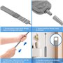 DOBIGER Plumeau Microfibre Telescopique, Nettoyeur de Poussière Rétractable Gap, Artefact de Nettoyage Anti-poussière Rétractabl
