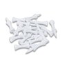 Zivisk Tee de Golf en Plastique Lot de 100 - Blanc 51 mm
