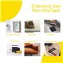 TEUVO Anti Glisse Scratch Autocollant pour Bois Étage, Bande Auto Agrippante pour Tapis, 11cm Large et 1m Long