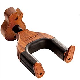 Support mural pour guitare Neboic, Support mural pour guitare à verrouillage automatique, Support de guitare à base de bois dur, Support mural pour guitare Neboic
