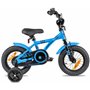 PROMETHEUS BICYCLES Velo Enfant 3 Ans Garcon vélo Fille 12 Pouces a Roulette pour 3 a 5 Ans - BMX en Bleu