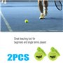 2 Pièces Balle de Tennis avec Cordon, Entraîneur de Balle de Tennis, Cordon pour entraîneurs de Tennis, Balle de Formation de Te