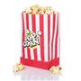 FunX Lot de 80 sachets à pop-corn en papier kraft - Pour cinéma, soirées cinéma, anniversaires d'enfants et fêtes pyjamas - 10 x