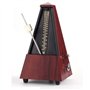 TAMUME Rouge Antique Cru Pyramide Style Renforcé plastique Metronome 40-208 BPM Tempo Minuteur Musique Intégré Avec Bell et Méca