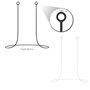 2Pcs Cordon De Connecteur De Bouchons D'Oreilles,Empêchant Les Bouchons D'Oreille de Tomber,Cordon En Silicone Flexible Pour Bou