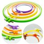 4 tailles - Cercle à broder en plastique - Kit de cercles à broder ronds colorés - En plastique - Cercle - Pour le bricolage et