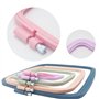 Lot de 5 cercles à broder rectangulaires carrés pour broderie au point de croix - Outil de couture pour artisanat (multicolore)