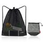 PFLYPF 1 sac à dos en maille avec cordon de serrage et 1 sac en maille avec cordon de serrage