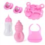 PFLYPF Lot de 8 accessoires d'alimentation pour poupées de bébé