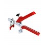 QWORK Pince Sol Localisateur Carrelage, localisateur de carrelage, Installation Outils Pour Entretoises Mur Sol, Rouge