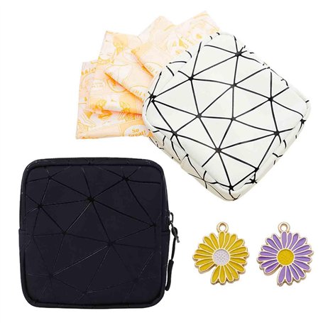 2 Pièces Sac De Rangement Pour Serviettes Hygiéniques