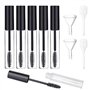 Lot de 5 tubes vides de 10 ml avec brosse à mascara