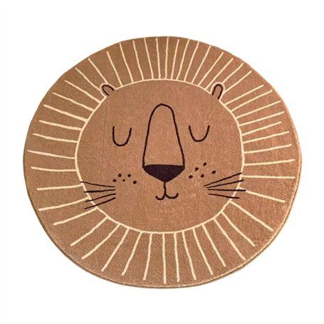 EHDWXVZM 1 tapis pour enfants - Tapis rond pour enfants - Tapis de chambre à coucher - Tapis lavable