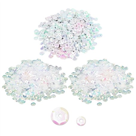ZGDEIWGF Lot de 5400 paillettes à coudre pour vêtements