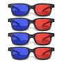 ZBHDEYG Lot de 4 lunettes TV 3D