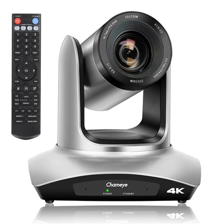 Chameye 4K Caméra PTZ HDMI Zoom Optique 20x