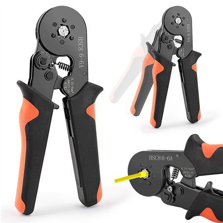 VFANDV Pince a Sertir pour Cosse Electrique isolées