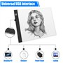 VFANDV Tablette Lumineuse A4, LED Table Lumineuse Dessin Luminosité Réglable, Planche à Dessin avec Câble USB Portabilité Dessin
