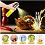 JOPHEK Spray Huile Cuisine, 2 Pièces 100ml Spray Huile D'olive Vaporisateur D'huile et de Vinaigre, Pulvérisateur D'huile Premiu