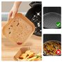 JOPHEK Papier Cuisson Air Fryer, 100 Pièces 16cm Cuisson Paper Liner Food-Grade BPA Gratuit, Air Fryer Accessoires pour Friteuse