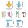 MengH-SHOP Crayon Poignées Guides Doigts Silicone Crayon Grip Posture Correction Outils Aide Écriture pour Enfant Étudiants 13 P