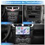 Autoradio 1 din Android 13 Universel Voiture Modèles Écran de 10.6 Pouces Supporte GPS Carplay Android Auto WiFi 4G Bluetooth FM
