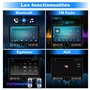 Autoradio 1 din Android 13 Universel Voiture Modèles Écran de 10.6 Pouces Supporte GPS Carplay Android Auto WiFi 4G Bluetooth FM