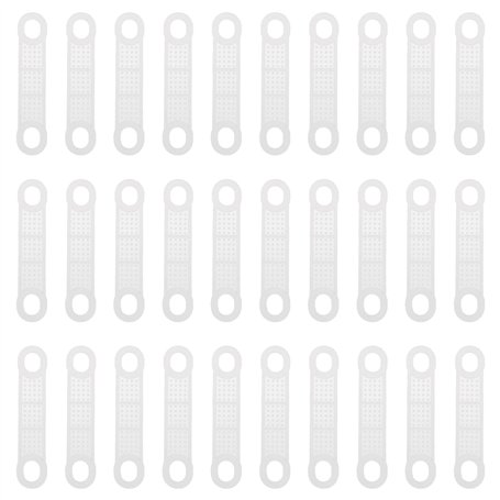 BESTonZON 100 pcs Anti-dérapant Ruban adhésif Cintre Silicone Grip Ruban Transparent Cintre poignées Bandes Placard Accessoires
