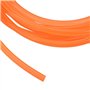 Courroie de Transmission en PU Hautes Performances, Courroie Ronde en Polyuréthane pour Transmission, Couleur Orange (8mm*5m)